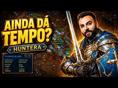 Todo mundo começou a FARMAR Huntera… eu avisei! Tibia Idle com RMT