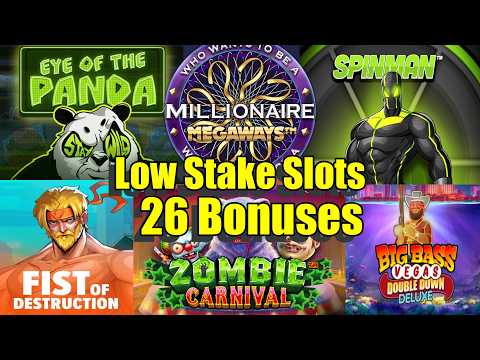 Thumbnail for video: Bonus Buy Session, 26 Games... The Crypt2, Eye Of Panda, Big Bass Vegas & So Much More