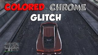 GTA 5 COLORED CHROME: HOW TO GET COLORED CHROME PATCH 1.23/1.24