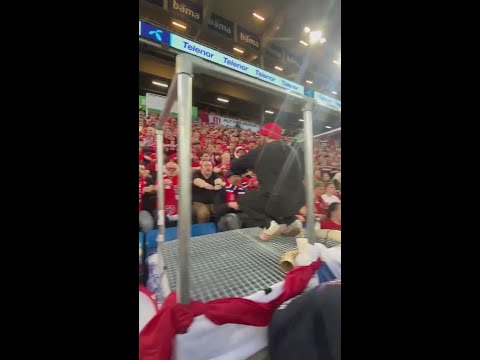 BRUTAL coreografía de los fans de NORUEGA imitando un BARCO VIKINGO en el MUNDIAL 2026