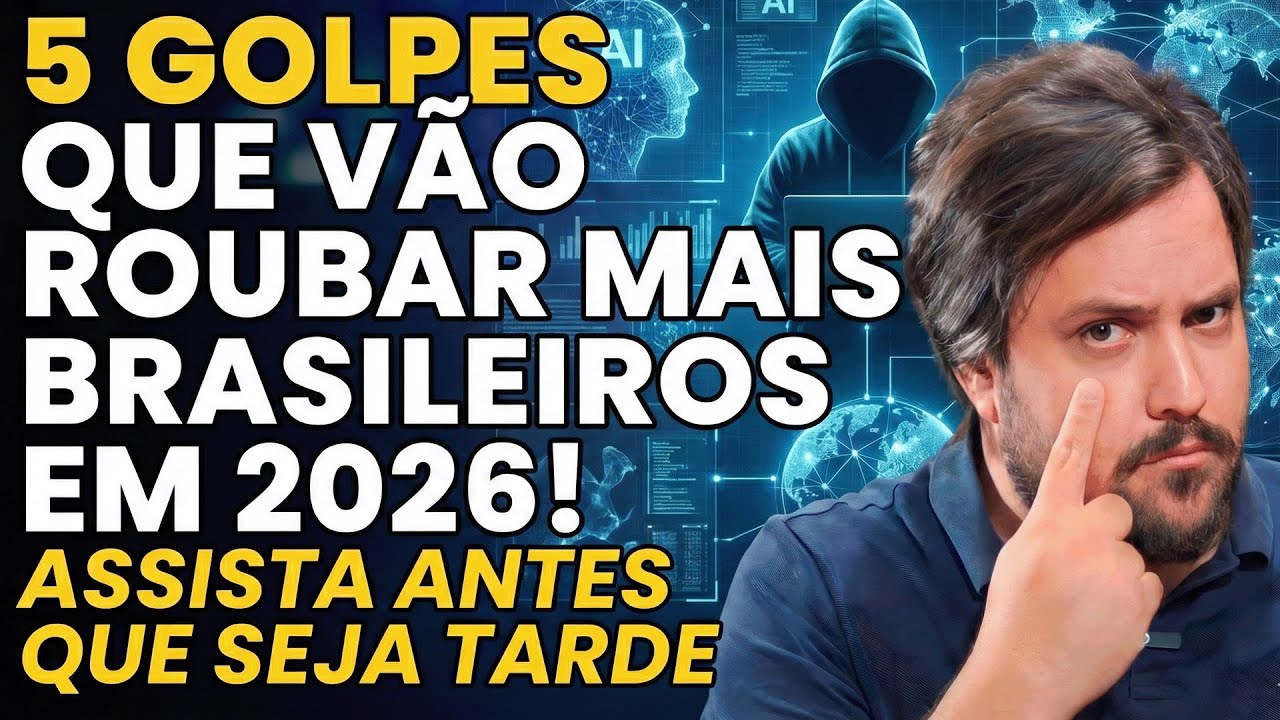 CUIDADO: 5 Golpes que vão roubar MUITO dinheiro em 2026