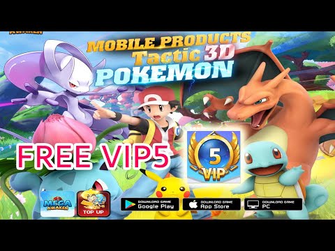 Mega Awaken Gameplay - Free VIP5 Pokemon RPG Android iOS