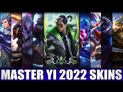 ALL MASTER YI SKINS 2022 | Including Debonair Master Yi