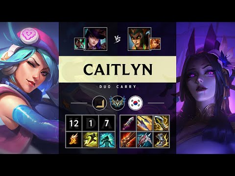 Caitlyn ADC vs Cassiopeia - KR Challenger Patch 25.15