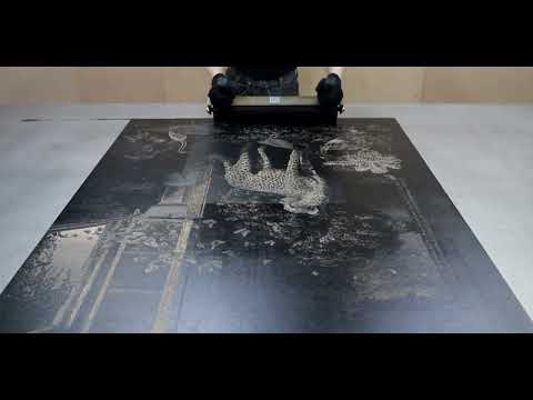 ภาพพิมพ์แกะไม้ส่งท้ายปี 2022 (Woodcut) - [ศิลปะ : PETCHARAPORN SO PAP]