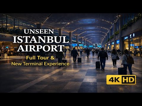 🇹🇷 Istanbul Airport Walk | 4K 60FPS Full Tour & New Terminal Experience