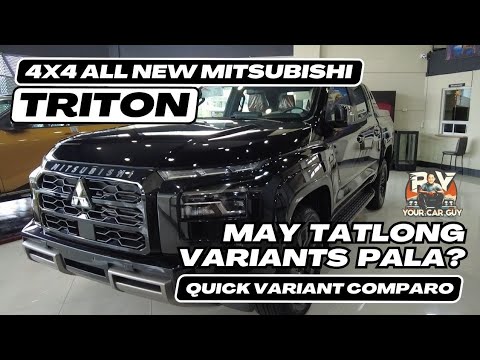 4WD Mitsubishi Triton Variants Quick Comparo