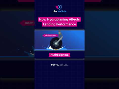 How Hydroplaning Affects Landing Performance