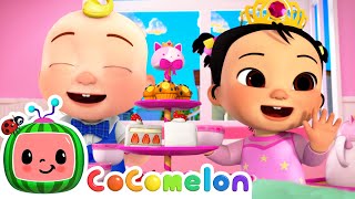 JJ&#39;s Tea Party (This is the Way) | @CoComelon Nursery Rhymes &amp; Kids Songs | Food for Kids