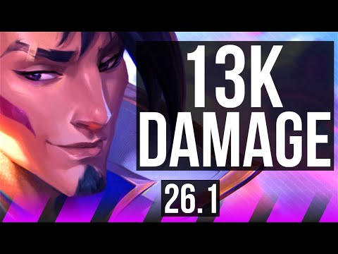 RAKAN & Xayah vs THRESH & Vayne (SUP) | 13K damage | KR Master | 26.1