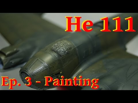 Model Heinkel 111 P-2 - 1/72 Airfix - Painting