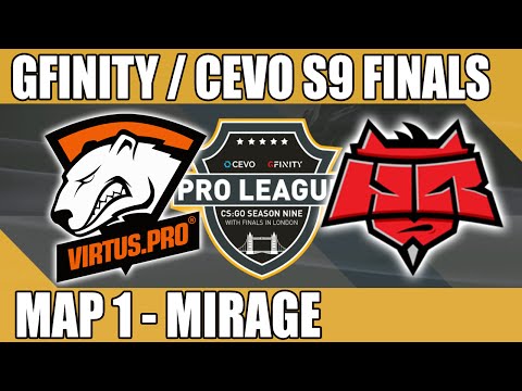 Virtus.Pro vs HellRaisers | Map 1 (Mirage) Gfinity/CEVO Season 9 Finals in London (29.04.2016)