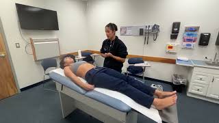 ASMR Physical Exam of Abdomen and Musculoskeletal System