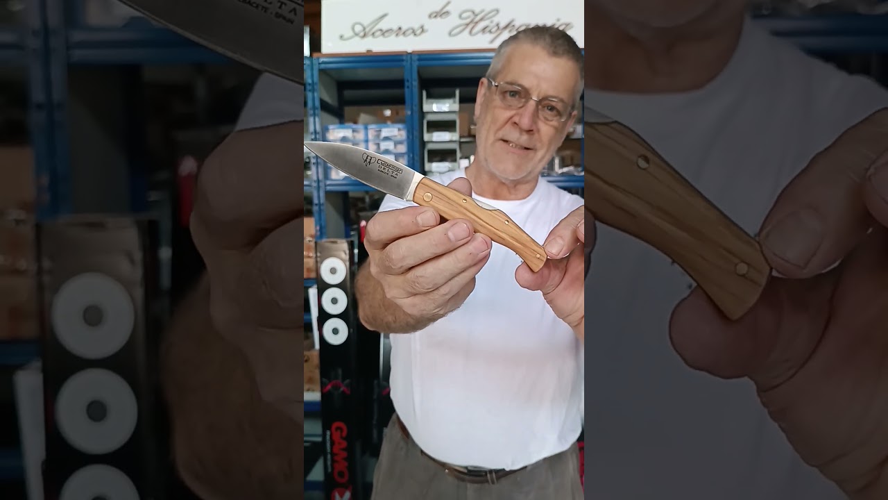 OLIVE CUDEMAN DELTA TASCHENMESSER MIT SCHEIDE 344-LF