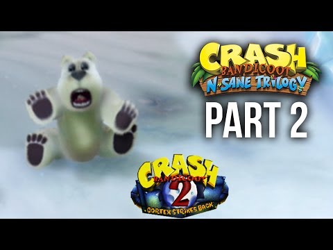 CRASH BANDICOOT 3 PS4 - Crash Bandicoot N.Sane Trilogy Walkthrough Part 2 - RIPPER ROO & BEAR IT