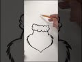 How To Draw The Grinch Easy Drawing Tutorial Shorts Grinch Christmas Drawing