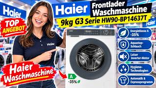 Haier Frontlader Waschmaschine 9kg G3 Serie HW90-BP14637T Test