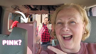 Did I just paint my Camper Cabinets Pink? The ULTIMATE Car Camper Cabinets!