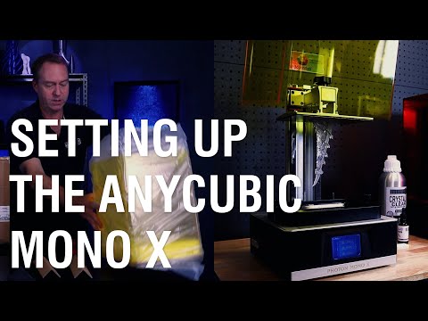 Setting up the Anycubic MONO X