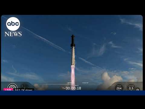 SpaceX launches Starship's 1st orbital flight test