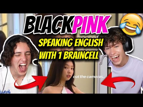 South Africans React To blackpink speaking english but there's only one braincell