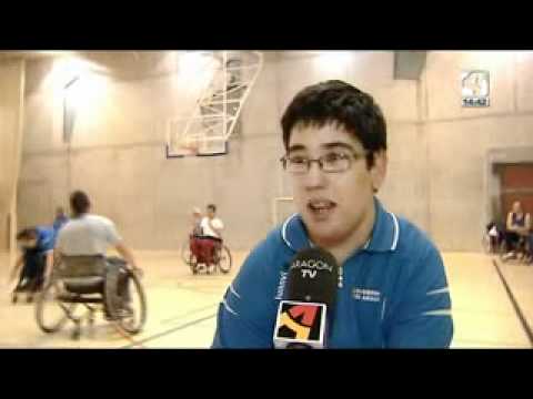 Seleccion de Aragón en edad escolar de baloncesto en silla de ruedas. campeones de España.