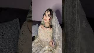 Handmade Ivory Bridal Lehenga Choli - Video 4