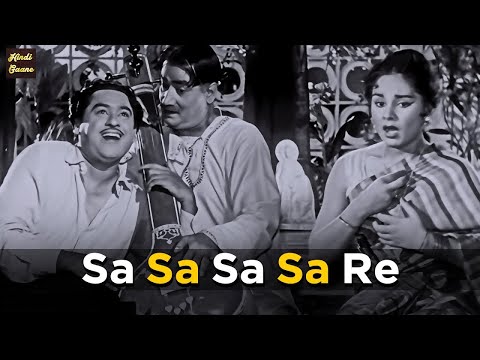Sa Sa Sa Sa Re 4K 60's Romantic Song - Naughty Boy (1962) - Kishore Kumar, Asha Bhosle | S.D. Burman