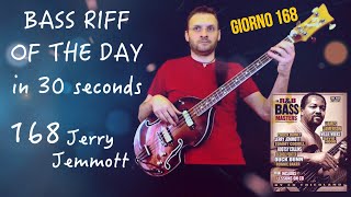 Metodo per bassisti R&B Bass Masters bassline Jerry Jemmott Bass Riff of the day in 30s giorno 168