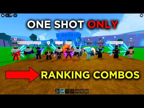 Blox Fruits RANKING Subscribers Best One Shot Combos