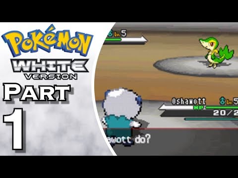 Pokemon White - Gameplay - Walkthrough - Let's Play - Part 1