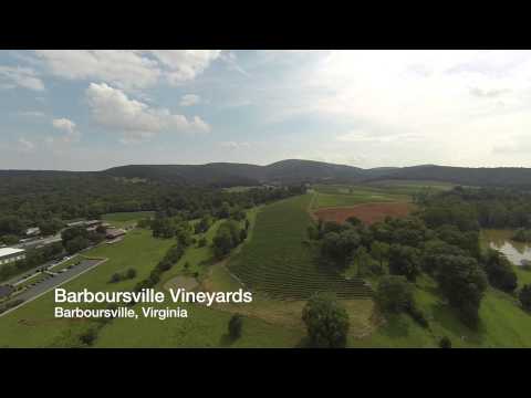 Aerial video tour of Charlottesville, VA