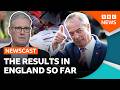 Reform Gains And Labour Losses  the Election Results So Far BBC Newscast