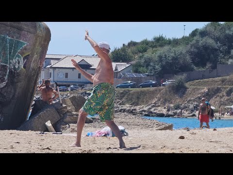 Plaja 2MAI.Am făcut plaja printre nudisti.JOS TEXTILA.Cea mai frumoasă plajă și cea mai buna mancare