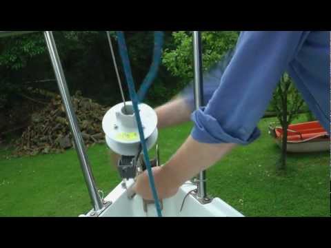 How to fit Roller Reefing - Plastimo 406 - www.keepturningleft.co.uk