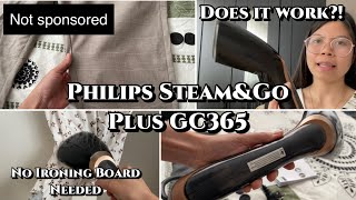 PHILIPS STEAM&GO PLUS REVIEW | UNBOXING AND DEMO | Leni in Holland