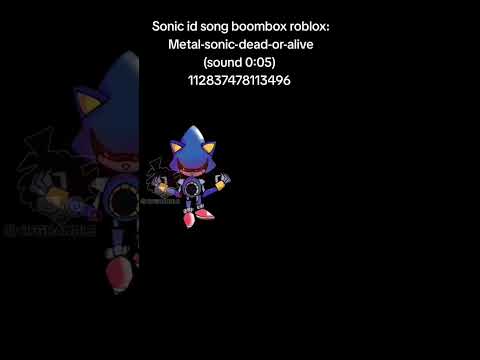 Sonic id song boombox roblox #роблокс #roblox #boombox #sonic #song #music #metalsonic #deadoralive