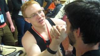 preview picture of video 'AGDQ 2015 Arm Wrestling Match Between CalebHart and MitchFlowerPower'