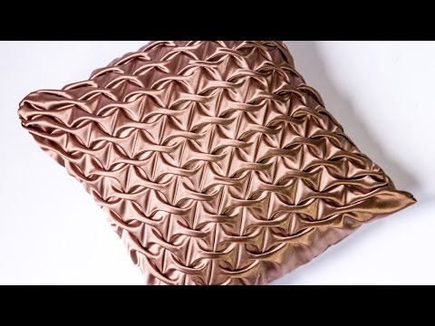 DIY Decorating ideas | Smocked Pillow Cover design | HandiWorks #109