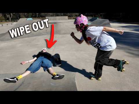 Jayla And Aydah Go To The Skate Park 🛹