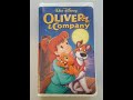 Opening To Oliver And Company 2002 VHS