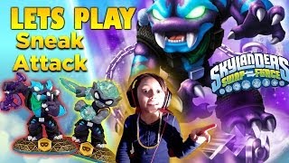 Lets Play Sneak Attack with Trap Shadow (Skylander Girl Face Cam | Swap Force Games Online)