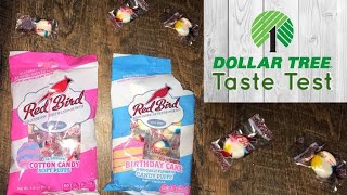 Taste Test Tuesday: Red Bird Mints Cotton Candy + Birthday Cake | Dollar Tree