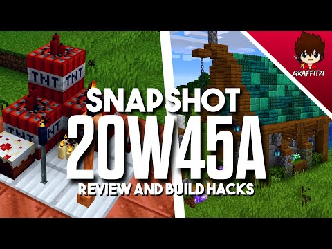 Building Ideas for the new 1.17 Blocks! | Snapshot 20w45a | Review and Tips!
