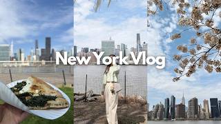 【NYC Vlog】春が訪れたニューヨークでお花見🌸|駐在生活