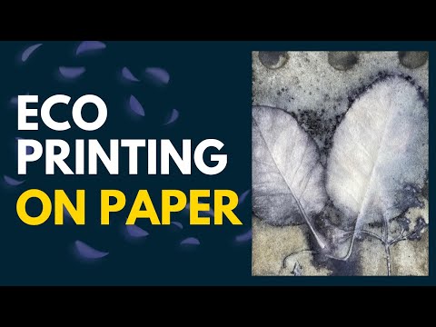 How to - Leaf Prints on Paper #ecoprint #botanicalprinting #printingwithleaves
