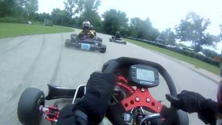 preview picture of video 'Blackhawk Farms Raceway CIK-125 Shifter Race 8/11/13'