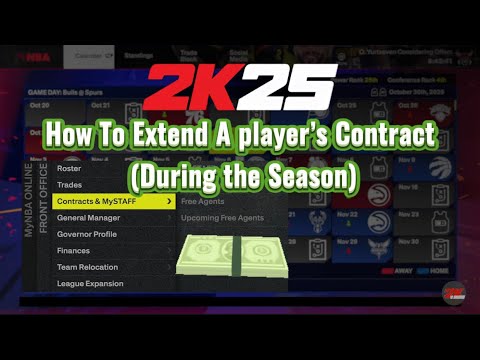Early Contract Extension Method - Nba 2K25