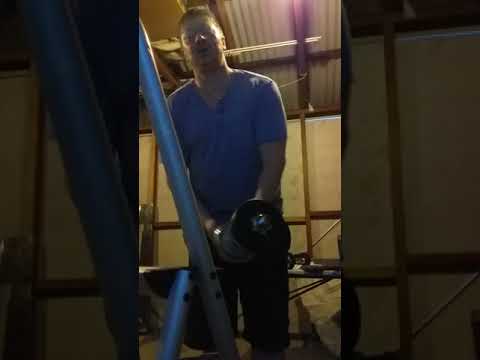 Drex transformation series - working in 30 degree aussie shed lateral raise bonus ab work out?