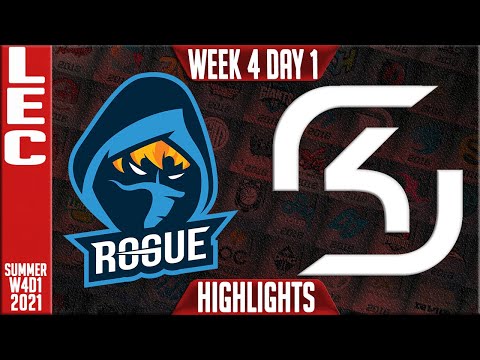 RGE vs SK Highlights | LEC Summer 2021 W4D1 | Rogue vs SK Gaming